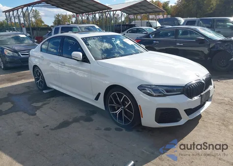 2021 BMW 530I xDrive из США, поврежденный, VIN WBA13BJ03MWX09107